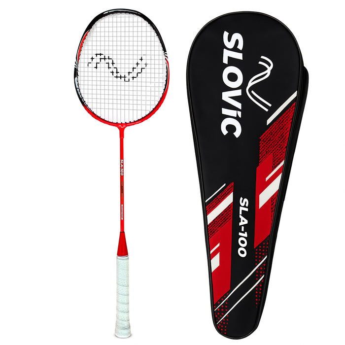Slovic Aluminium Badminton Racket- Red