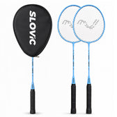 Strike 50 Badminton Rackets - Set of 2 - Lightweight Rackets for Practice & Beginners