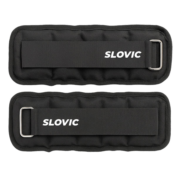 Slovic Ankle Weights for Legs | Adjustable Leg Weights | Extra Weight for Leg Exercise for Men & Women | Strength Training Weight for Walking, Running, Gym, Physical Therapy