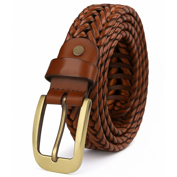 SLOVIC Leather Belt for Mens