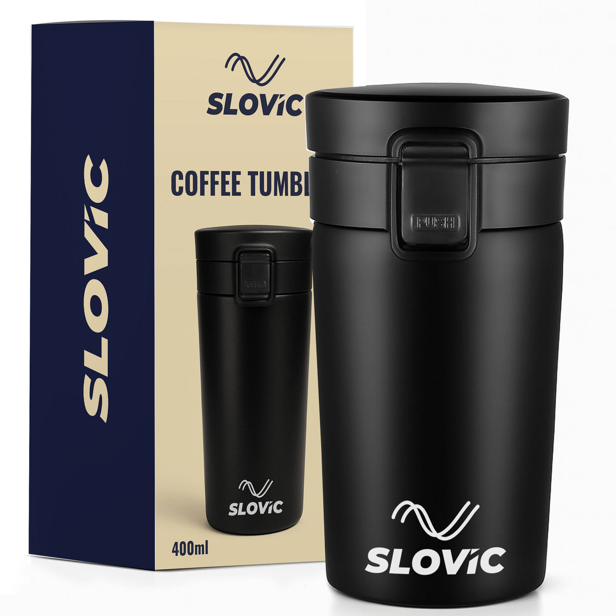 Buy Slovic Travel Coffee Mug Online | 400ml Insulated