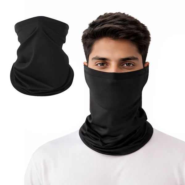 Slovic Cotton Lycra Full Face Bandana Mask For Men's | Breathable, Odor-Free & Comfort Fit | Ideal for Biking, Trekking & Gym