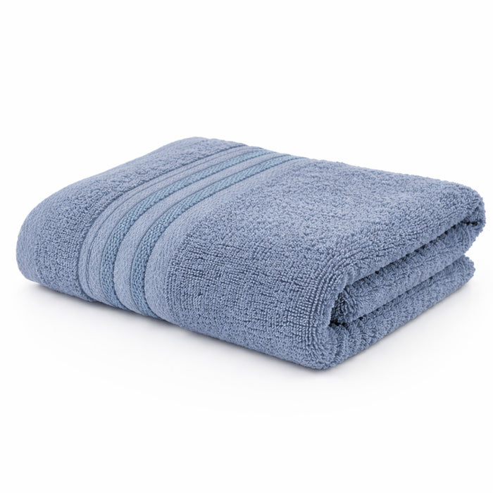 Slovic Cotton Bath Towel 450 GSM | Ultra Soft, Fade-Resistant | 30 x 60 Inch | Grey