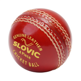 (Pack of 1) Red Cricket Leather Ball | deal for Cricket Practice Session & Outdoor Games