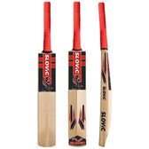 Size 8 Full Size Wooden Poplar Willow Tennis Cricket Bat for Indoor & Outdoor Games - Lightweight & Full Size Bat