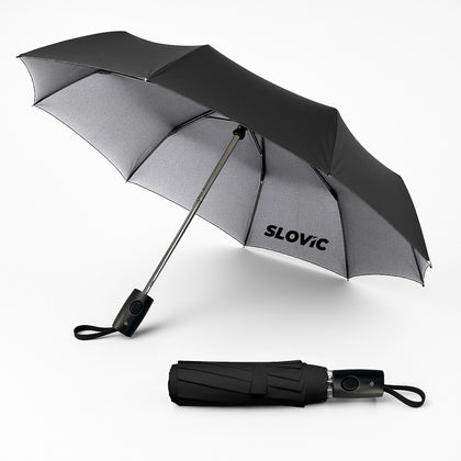 Buy Slovic White Travel Umbrella for Rain & Sun