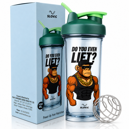 Iron Ape Shaker [750 ML] - Printed Gym Shaker Bottle - Protein Shaker for Gym, Workout & Sports - Multicolour