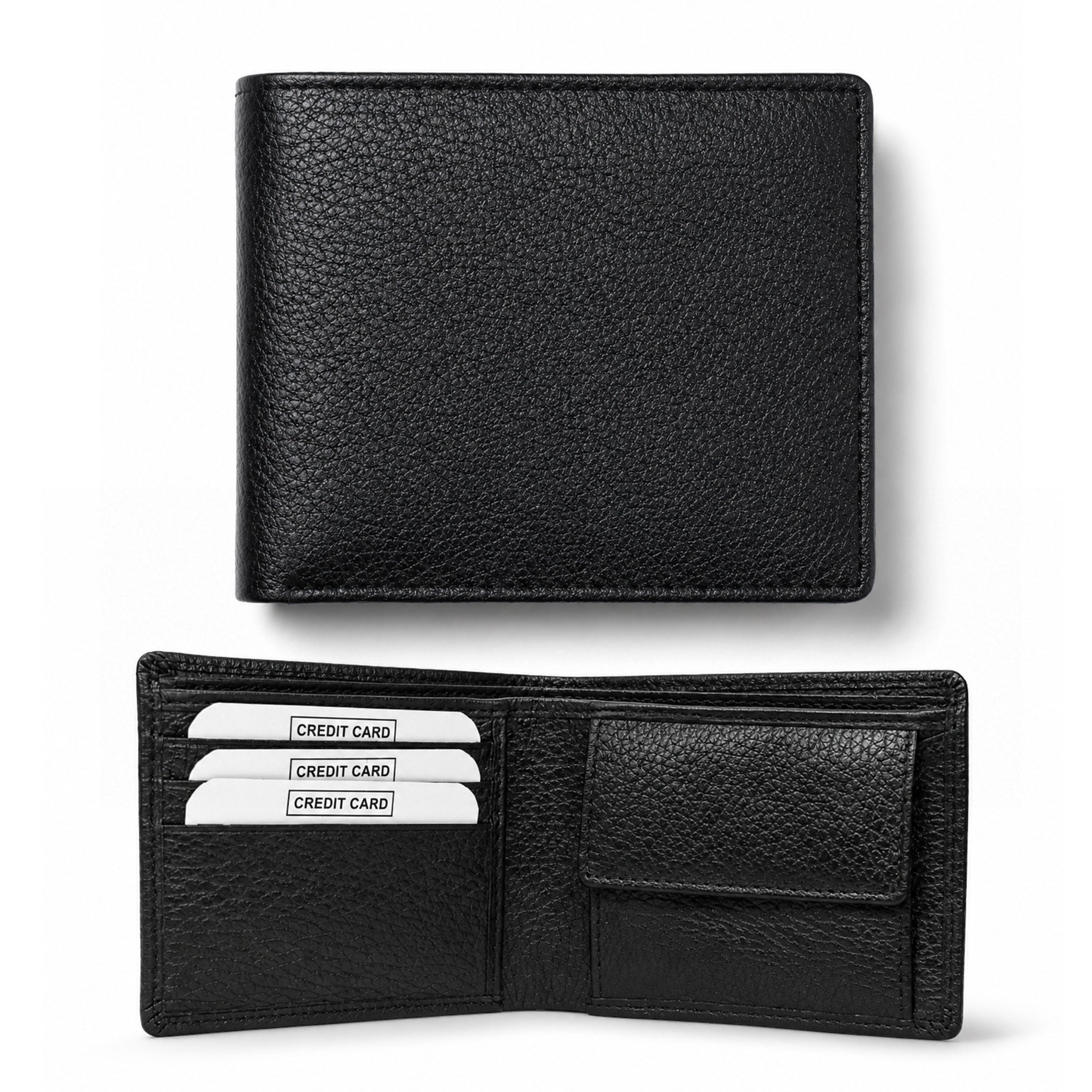 Genuine Leather Bifold Wallet