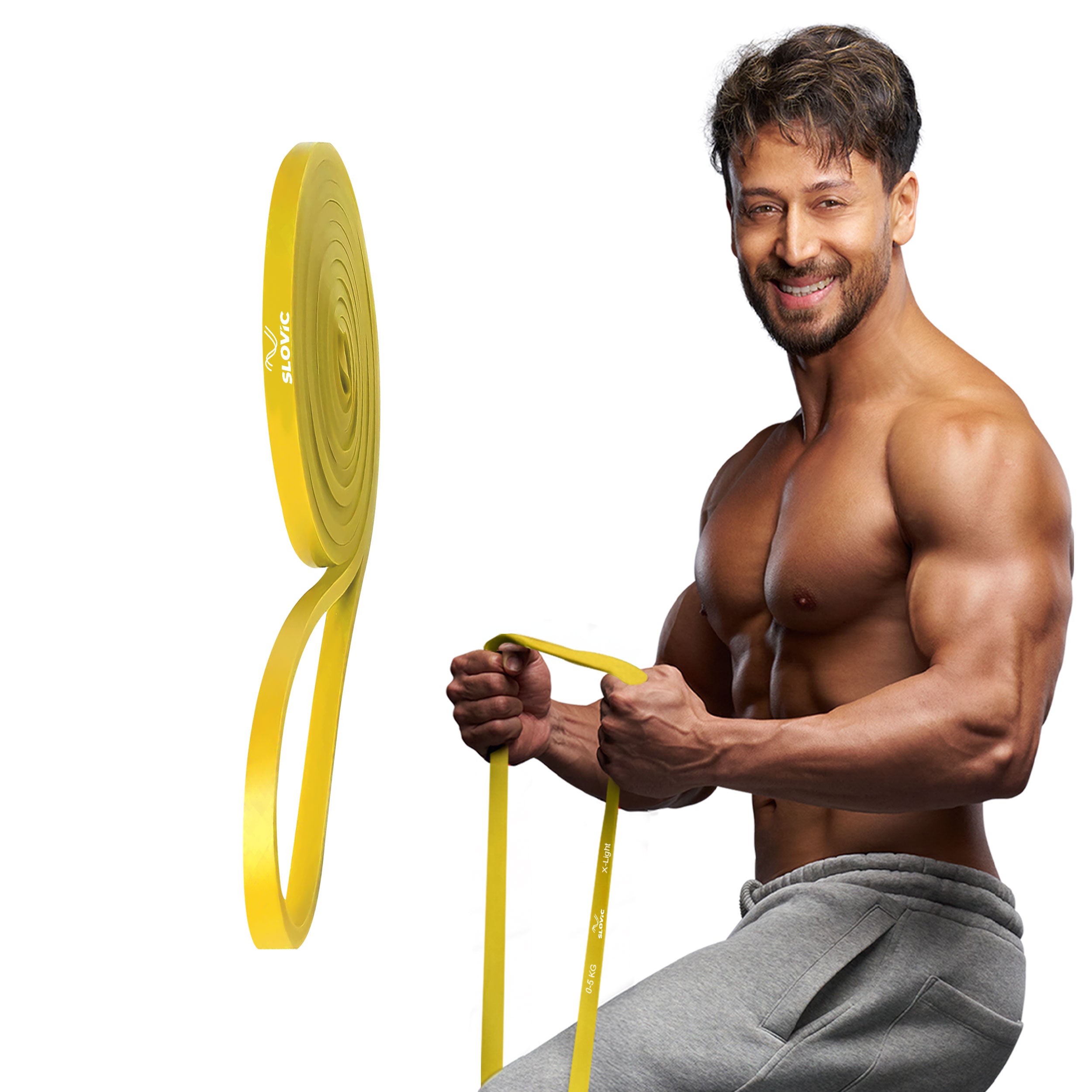 3–7 kg Resistance Band (Light) | Heavy-Duty Natural Latex Band