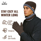 Winter Cap Set  - Brown