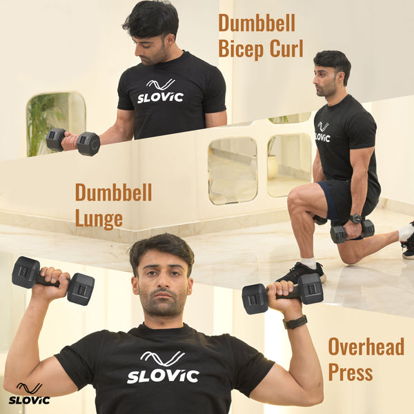 Slovic PVC DUMBBELL 1KG Pair