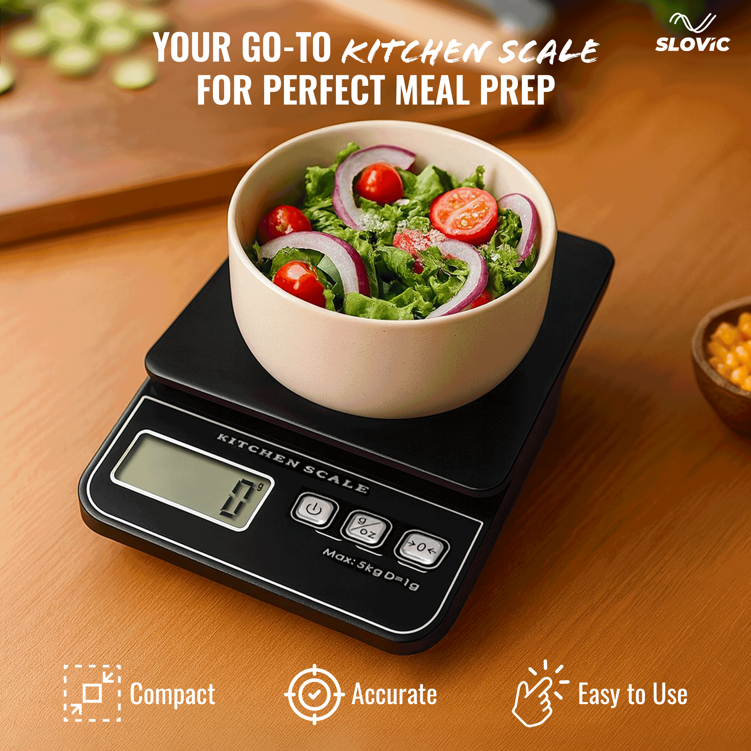 Digital Kitchen Weighing Scale – Easy, Stylish & Precise for Meal Prep