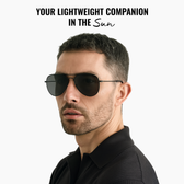 Aviator Sunglasses for Men- Black