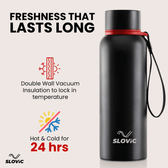 Insulated Water Bottle | 750ml, 24-Hour Temp | Black