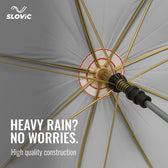 Buy Slovic White Travel Umbrella for Rain & Sun