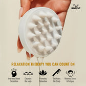 Head Massager for Scalp & Shampoo Brush with Soft Silicone Brush | Hair Massager for Hair Growth | Ideal for Dandruff Prevention, Oil Control, Blood Flow, Scalp Massage & Cleaning