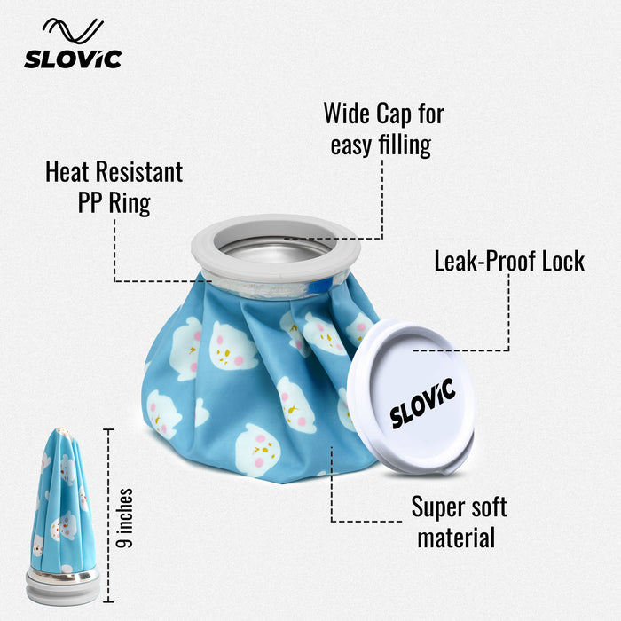 Slovic Cold & Hot Water Bag for Pain Relief