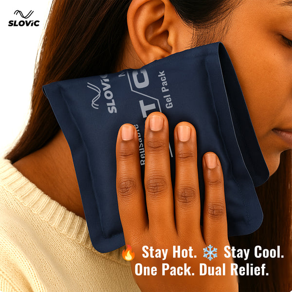 Slovic Reusable Hot & Cold Gel Pack for Pack of 2