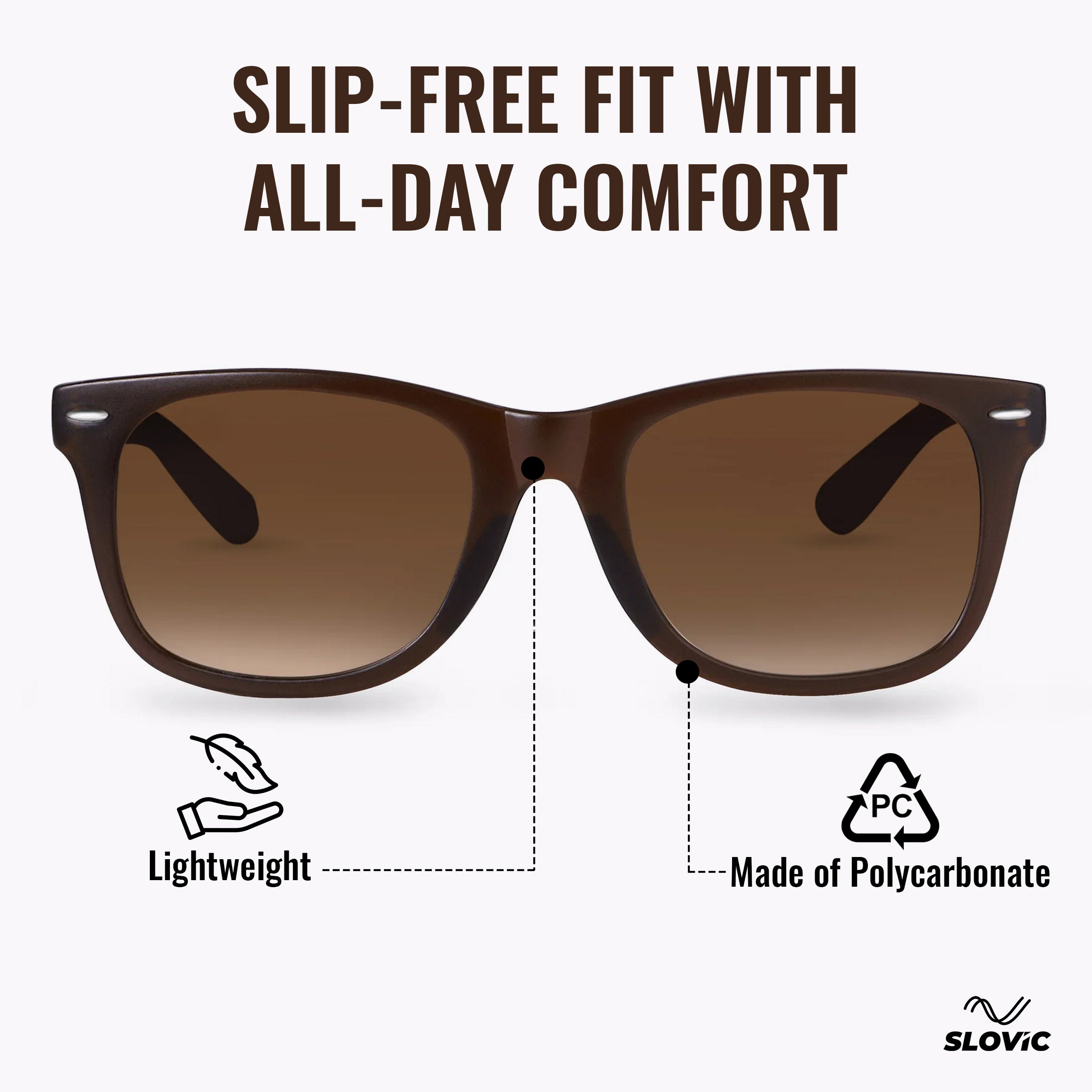 Sunglasses for Men-Brown