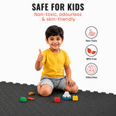 EVA Puzzle Mat 10mm - Black - 24" X 24"