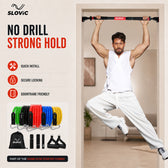 Advanced 200kg Pull-Up + 5-Tube (5–45kg) Resistance Combo