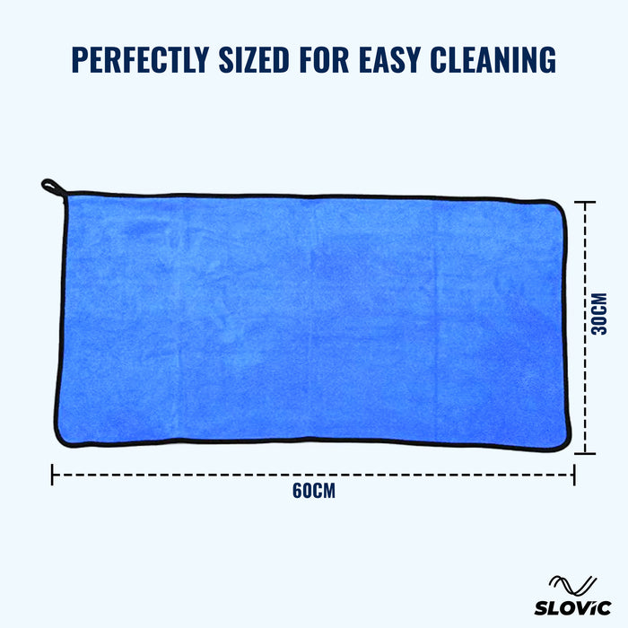 Slovic Micro Fiber Multipurpose Cleaning Towel (500GSM) | Ultra Thick & Soft | Ideal For Daily Use