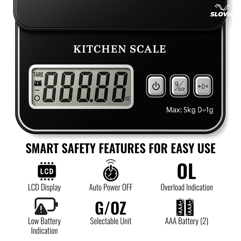 Digital Kitchen Weighing Scale – Easy, Stylish & Precise for Meal Prep