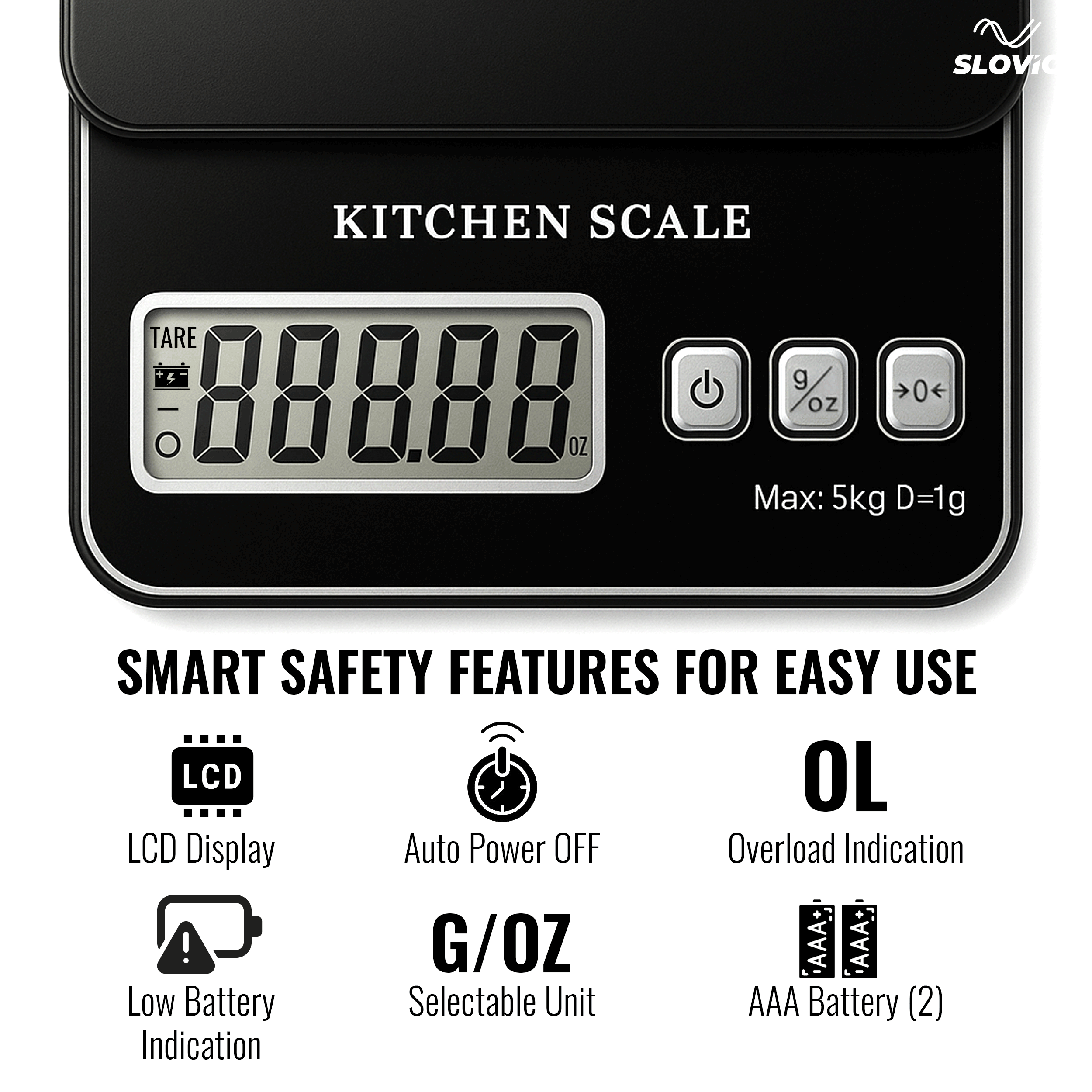Digital Kitchen Weighing Scale – Easy, Stylish & Precise for Meal Prep