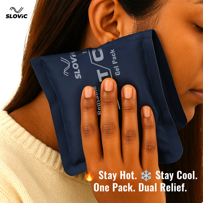 Slovic Reusable Hot & Cold Gel Pack for Pack of 2