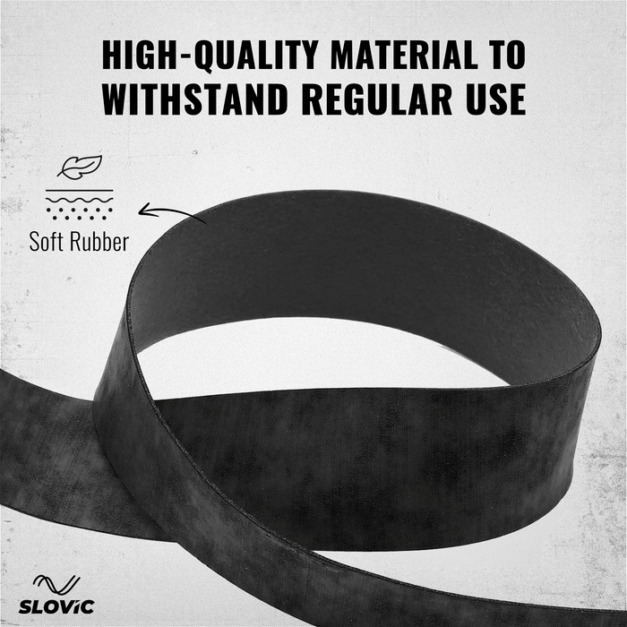 Slovic Black Non-Slip, Sweat Absorbent Badminton Racket Grip | Easy to Carry