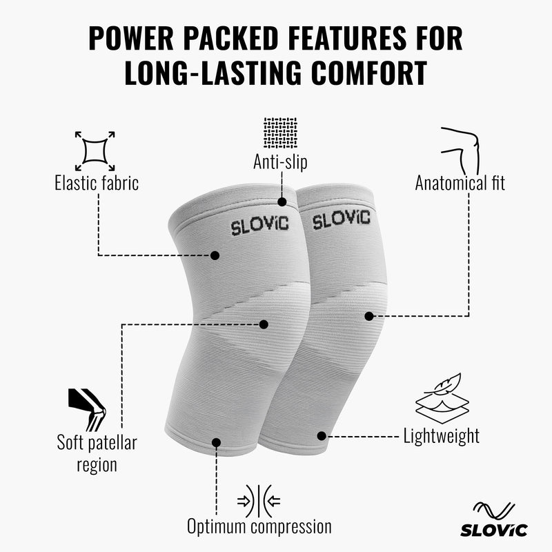 Slovic Bamboo Yarn Knee Support-M