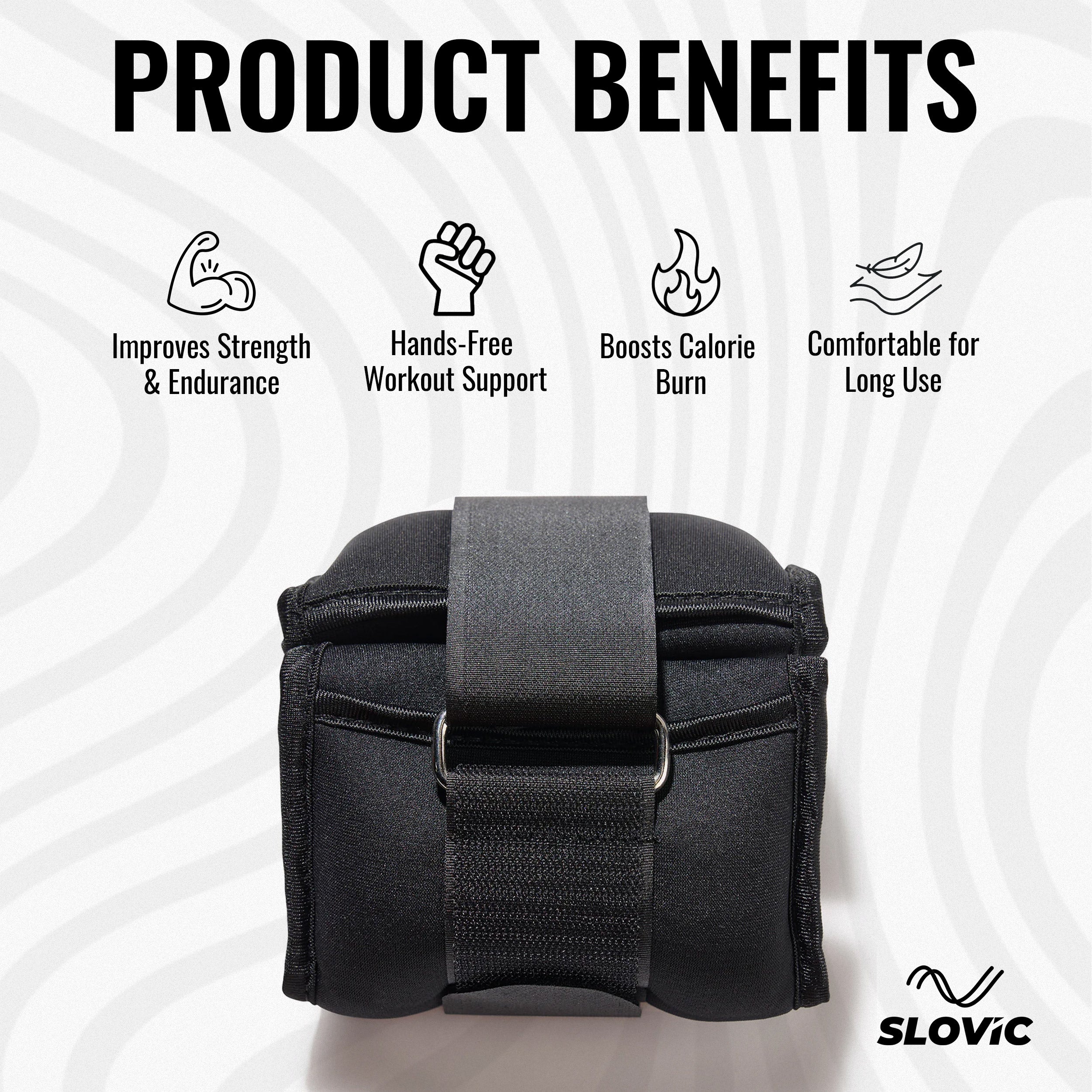 Slovic Ankle Weights - 4 KG [2 x 2KG]