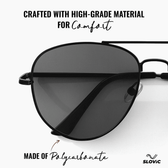 Aviator Sunglasses for Men- Black