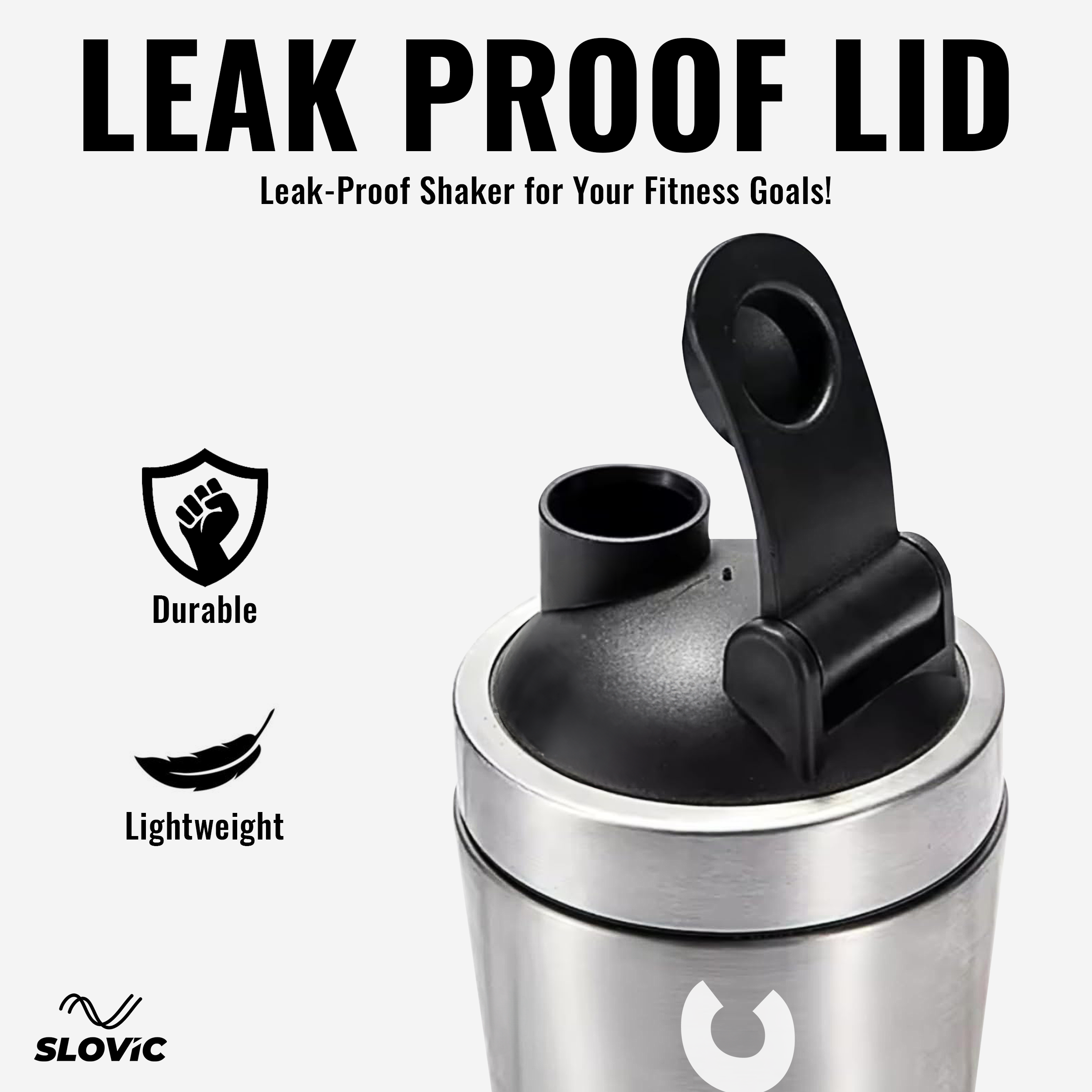 Steel Shaker For Gym [750 ML] | Gym Bottles For Men | Gyms Shaker for Men | Odor Free Protein Shaker Bottle For Protein Shake, Leakproof Stainless Steel Shakers Bottle For Exercise