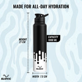 Steel Bottle | 1L Drip Design