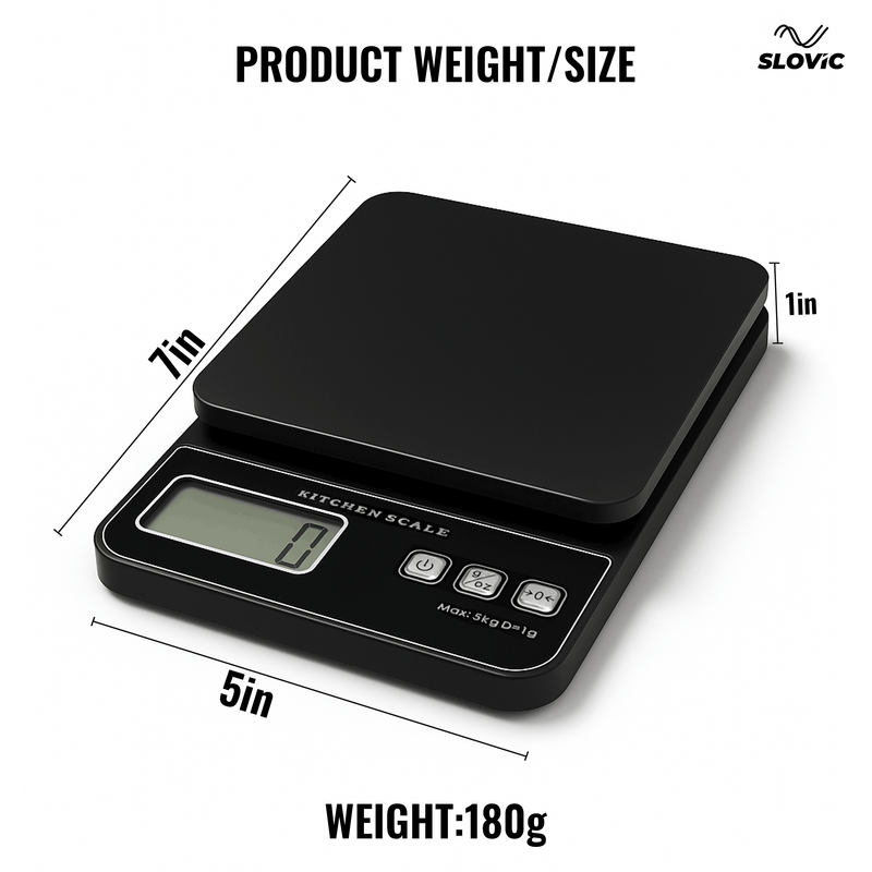 Digital Kitchen Weighing Scale – Easy, Stylish & Precise for Meal Prep