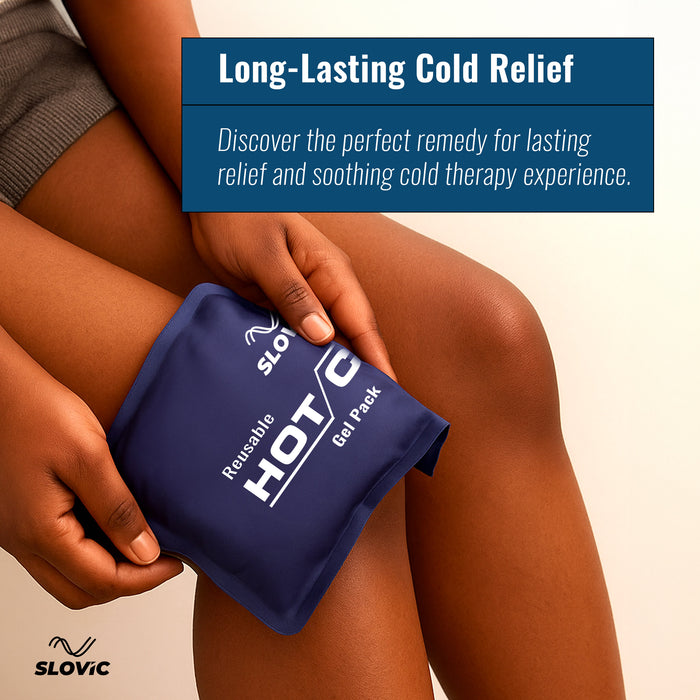 Slovic Reusable Hot & Cold Gel Pack for Pack of 2