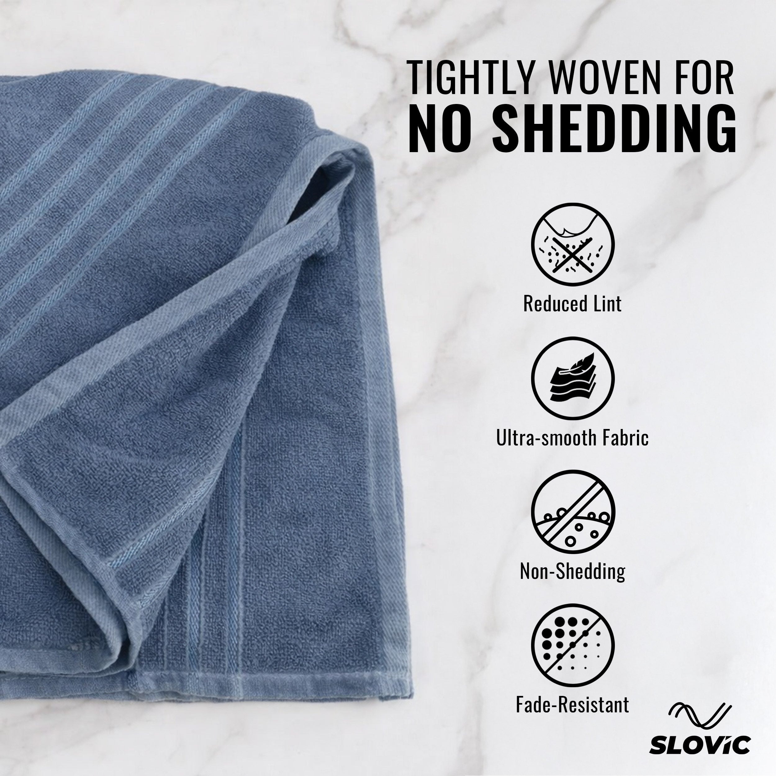 Cotton Bath Towel 450 GSM | Ultra Soft, Fade-Resistant | 30 x 60 Inch | Grey