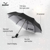 Buy Slovic White Travel Umbrella for Rain & Sun