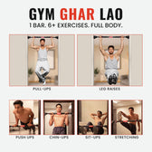 Advanced 200kg Pull-Up + 5-Tube (5–45kg) Resistance Combo