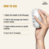 Head Massager for Scalp & Shampoo Brush with Soft Silicone Brush | Hair Massager for Hair Growth | Ideal for Dandruff Prevention, Oil Control, Blood Flow, Scalp Massage & Cleaning