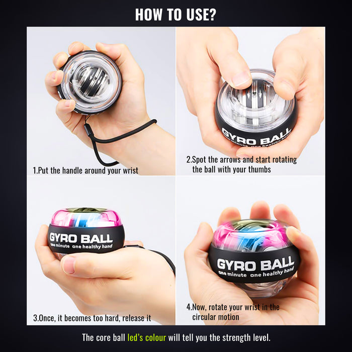 Slovic Gyro Ball for Wrist Exercise