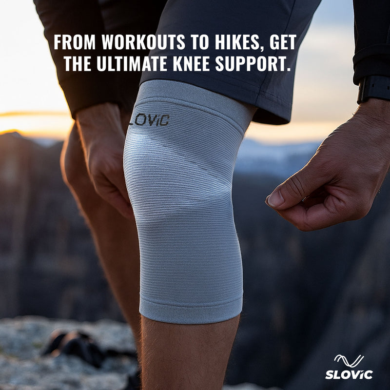 Slovic Bamboo Yarn Knee Support-XL