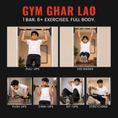 300 Kg - Heavy Duty Pull Up Bar For Kids - Wider Grip