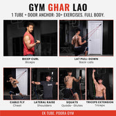 Advanced 200kg Pull-Up + 5-Tube (5–45kg) Resistance Combo