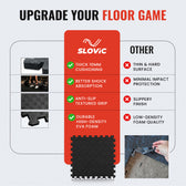 EVA Puzzle Mat 10mm - Black - 24" X 24"
