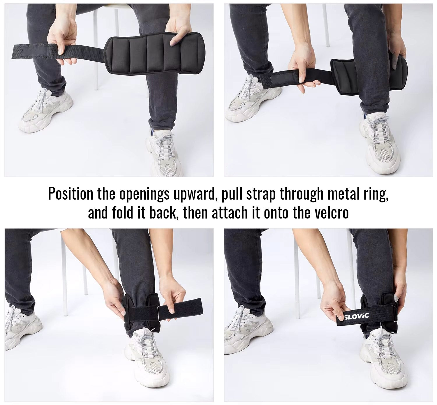 Slovic Ankle Weights - 4 KG [2 x 2KG]