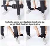 Ankle Weights 1,2,4 KG Pair - Adjustable Leg Weights for Home Gym & Workout