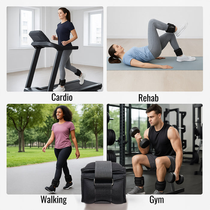 Slovic Ankle Weights - 4 KG [2 x 2KG]