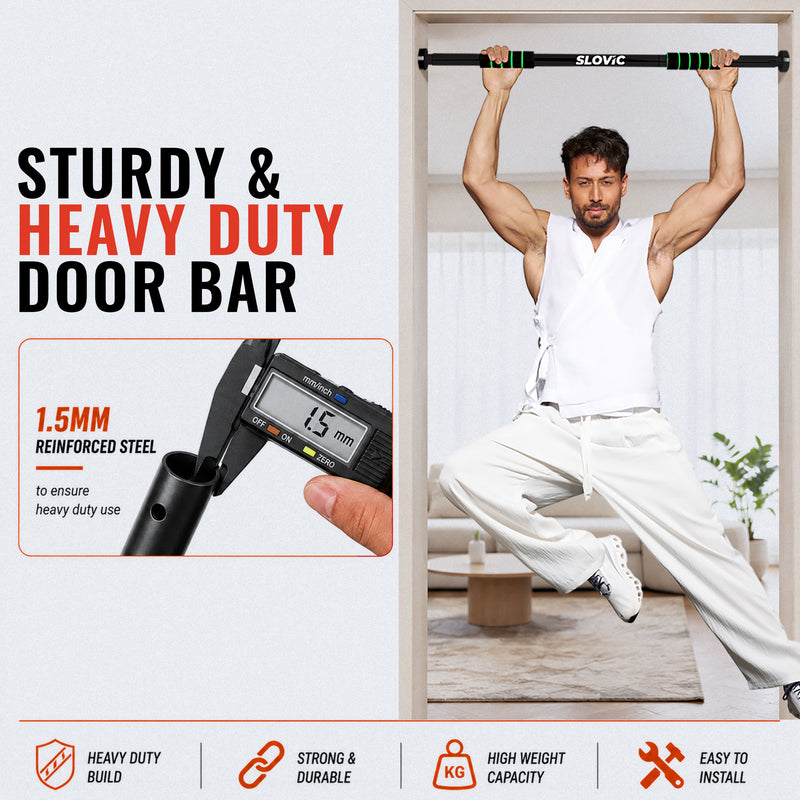 100 Kg Adjustable No Screw Pull Up Bar (62-100CM)